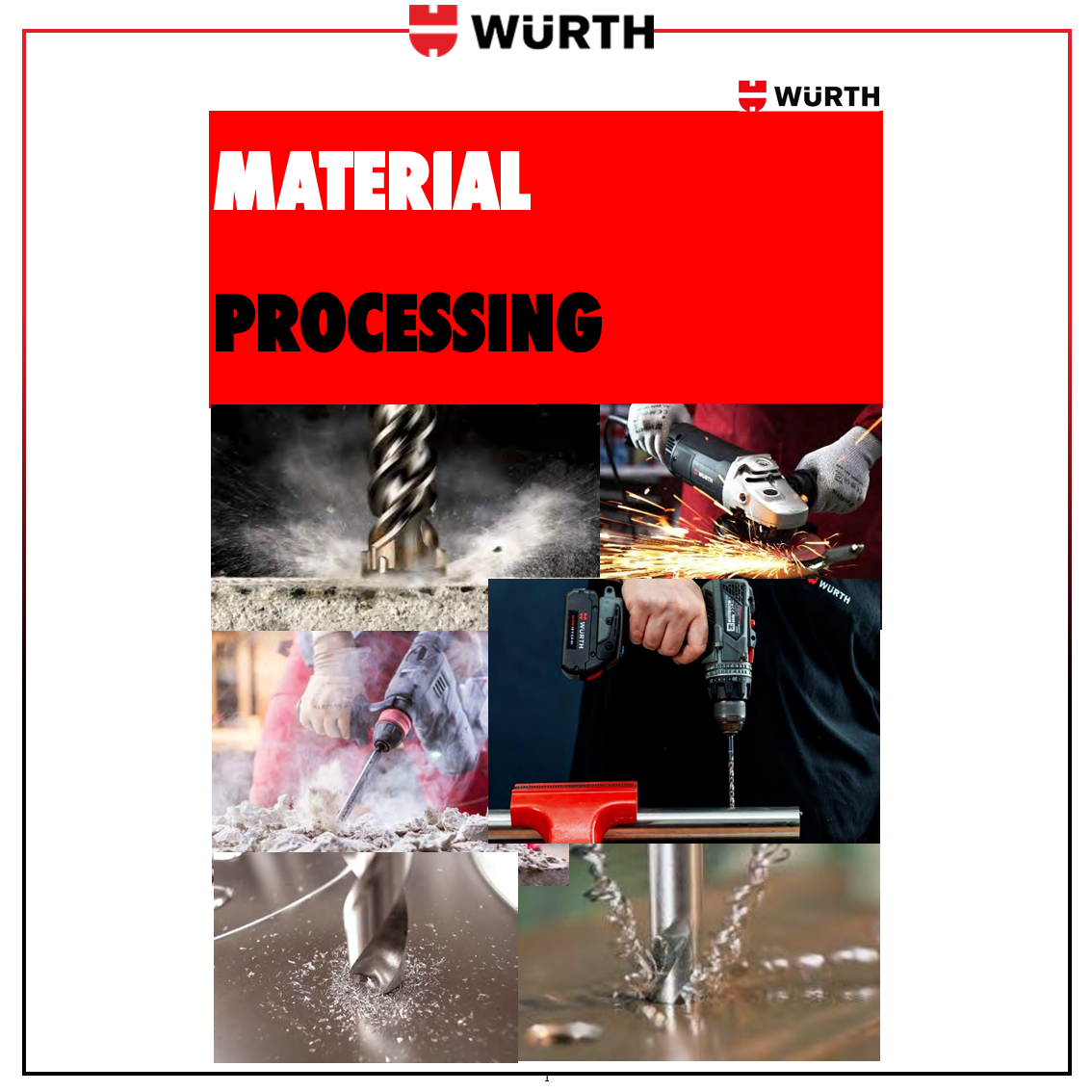 WURTH - Material Processing Brochure Catalogue