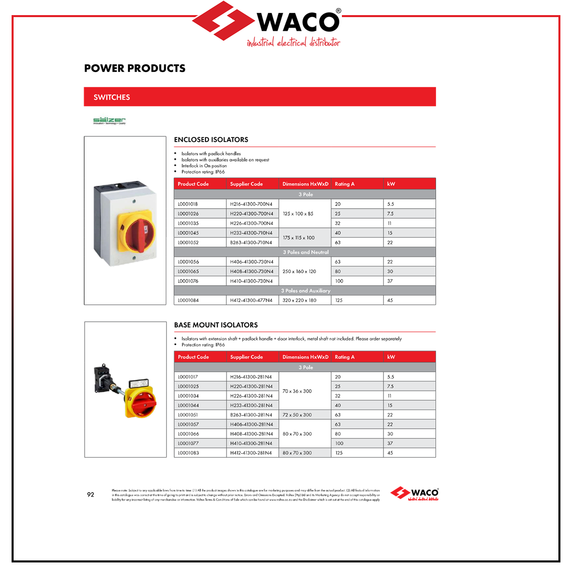 WACO - Power-Products Catalogue