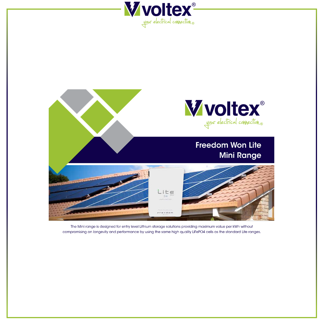 VOLTEX - ERS-Lithium-Battery Catalogue