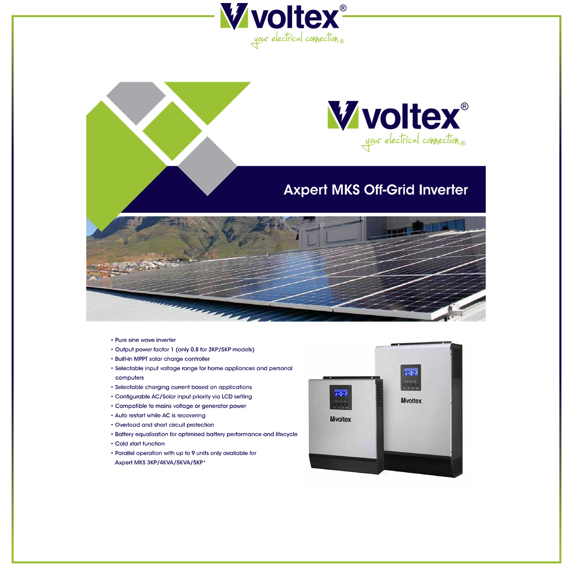 VOLTEX - Axpert-MKS-3K-5K Catalogue