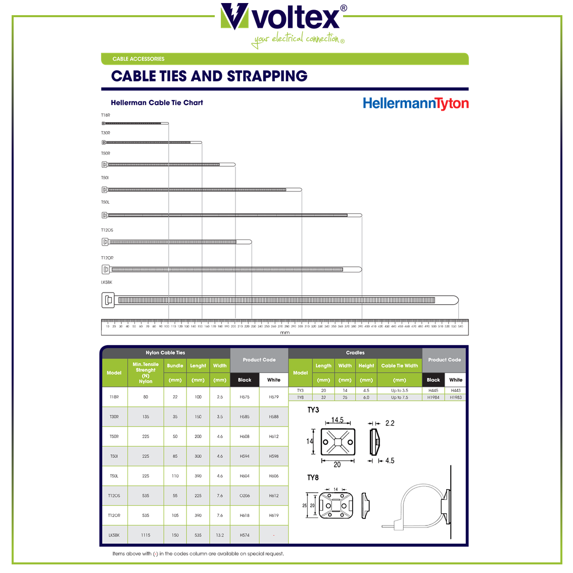 VOLTEX - Cable Ties and Strapping Catalogue