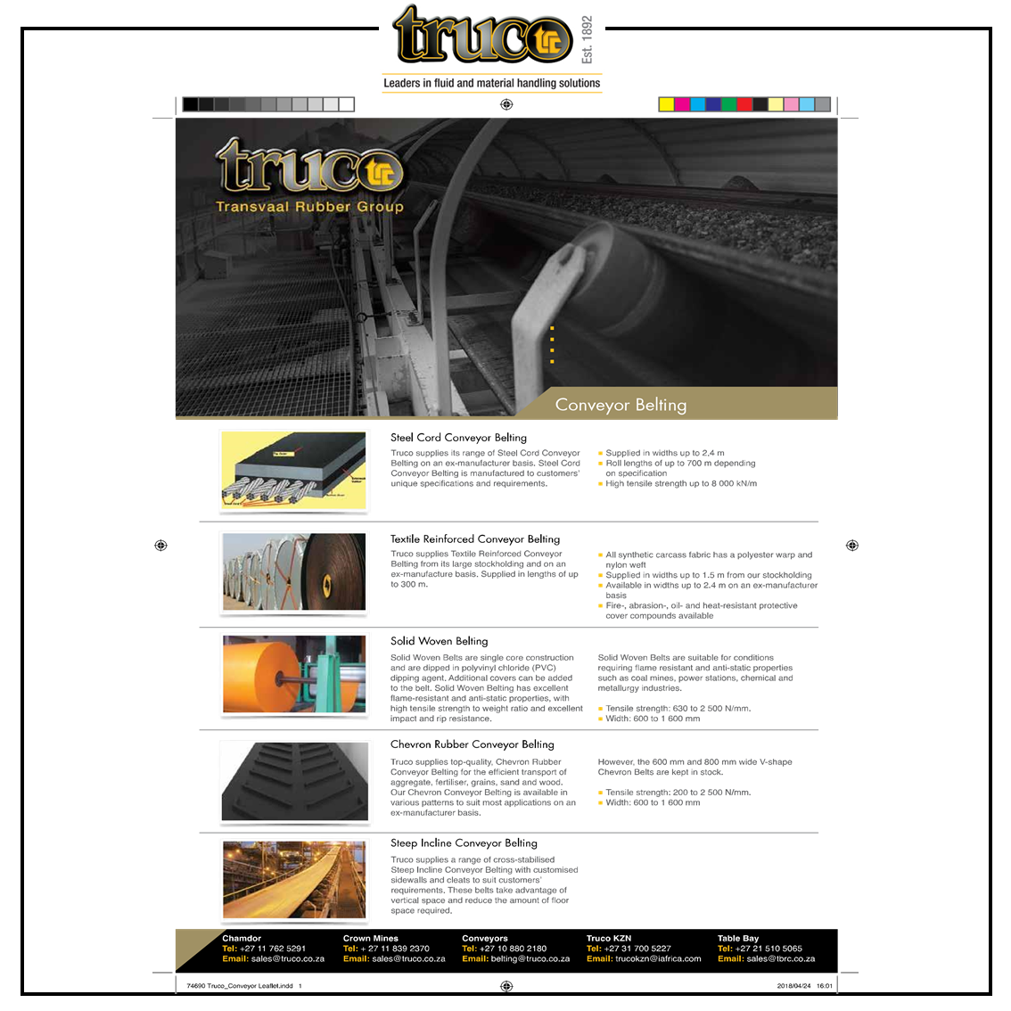 TRUCO - Conveyor Catalogue