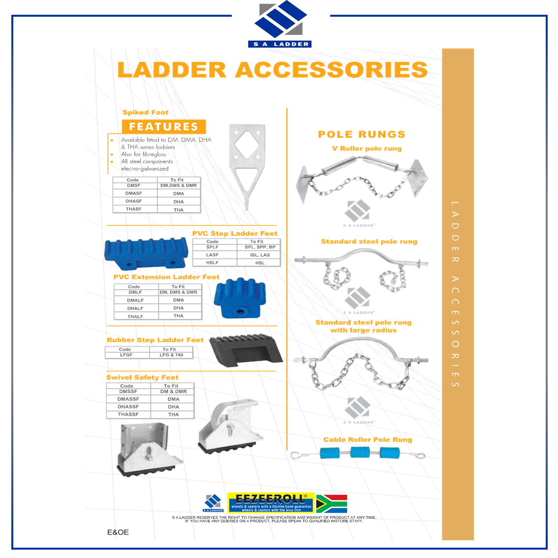 SA LADDER - Ladder Accessories Catalogue