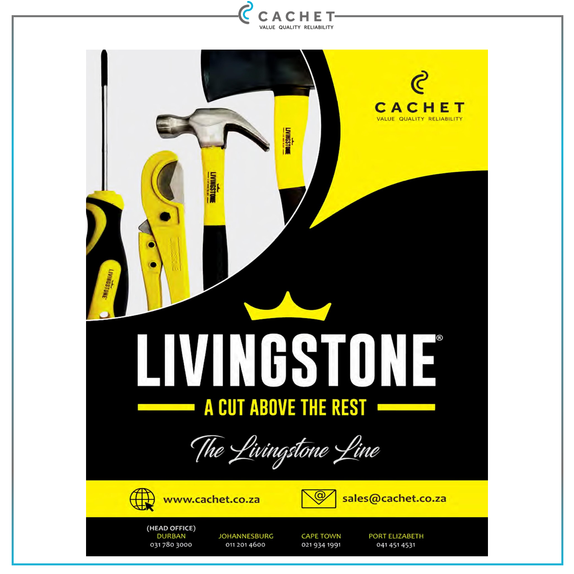 CACHET - Livingstone Catalogue HW Catalogue