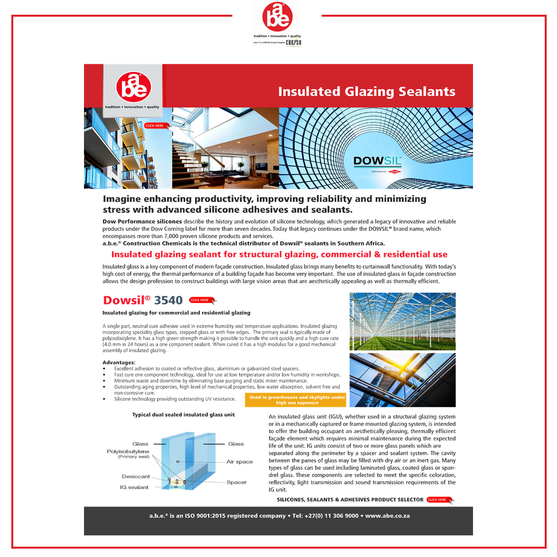 ABE - Insulated-Glazing-flyer Catalogue