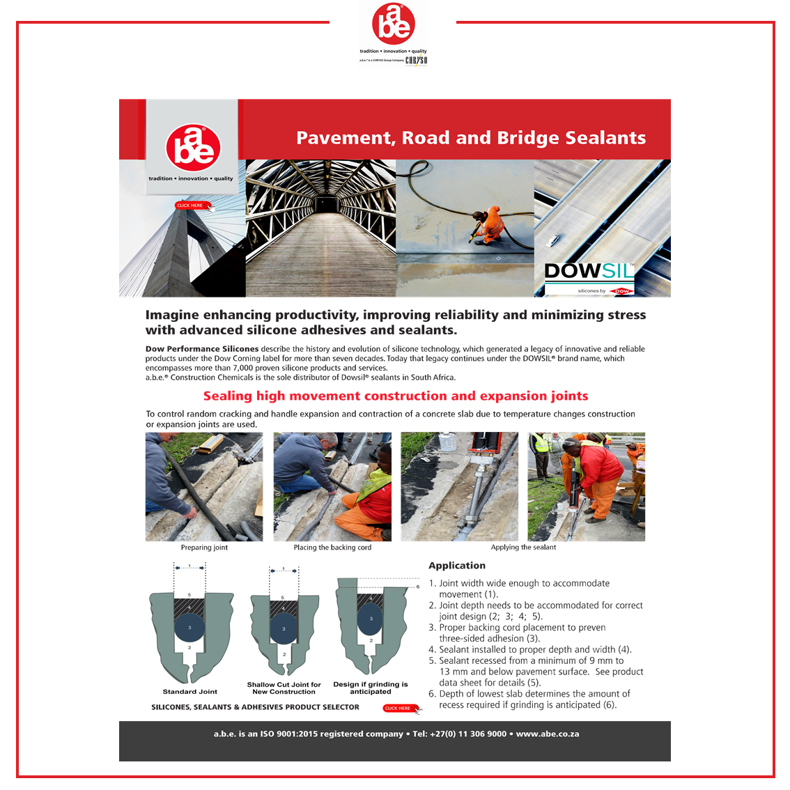 ABE - Pavement-and-road-sealants-flyer Catalogue