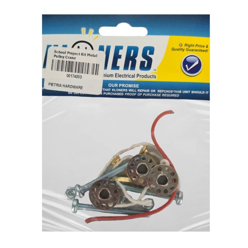 School Project Kit Metal Pulley Crane Pietria