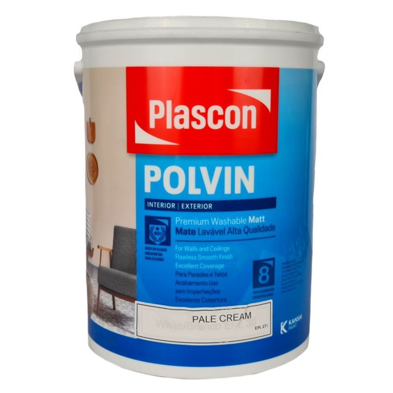 Plascon Polvin Super Acrylic Pale Cream 5l Pietria