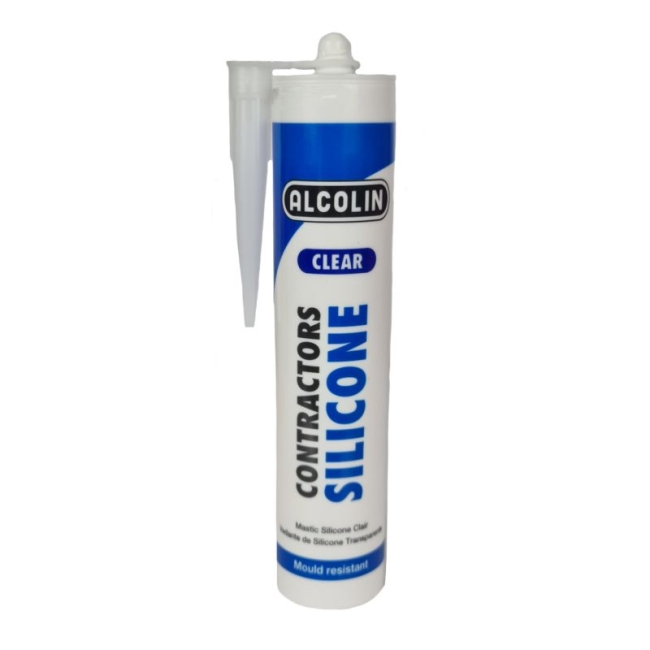 Alcolin Silicone Clear Contractor 260ml Pietria