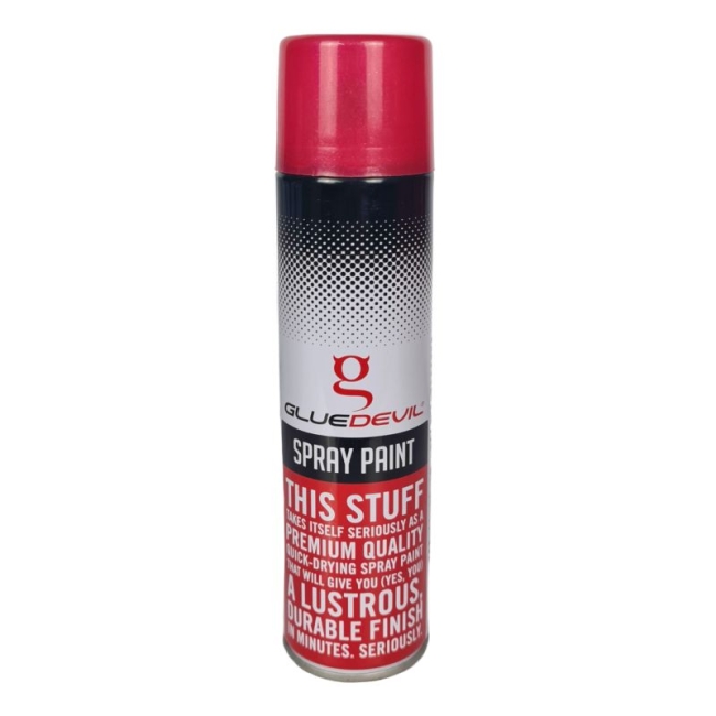 Glue Devil Spray Metallic Red 300ml Pietria