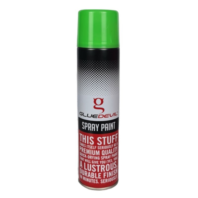 Glue Devil Spray Fluorescent Green 300ml