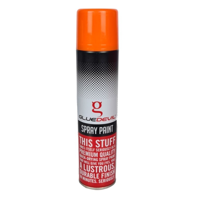 Glue Devil Spray Fluorescent Orange 300ml