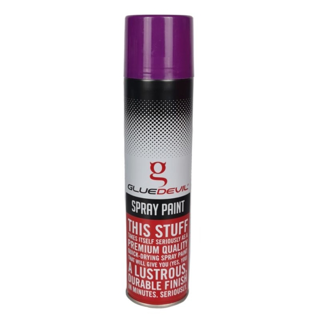 Glue Devil Spray Fluorescent Violet 300ml