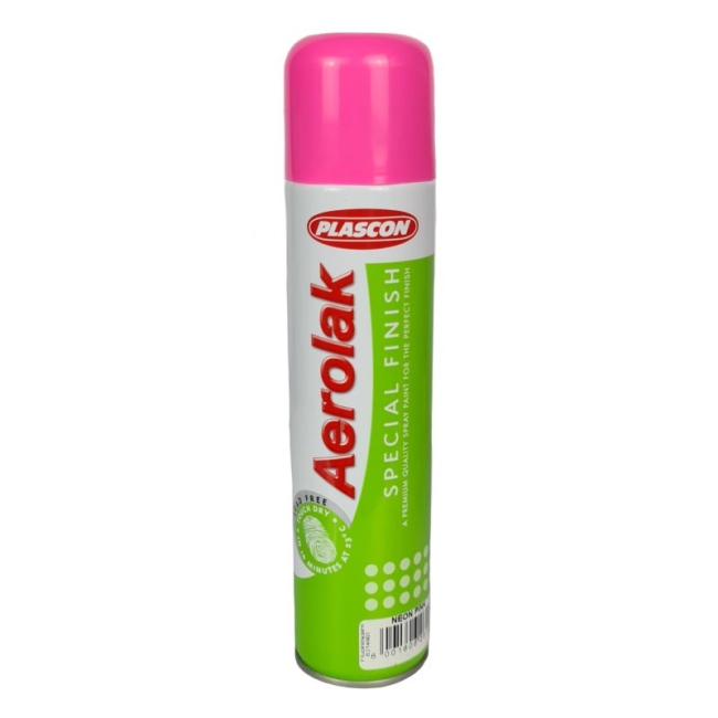 Plascon Aerolak  Spray Fluorescent Neon Pink 300ml
