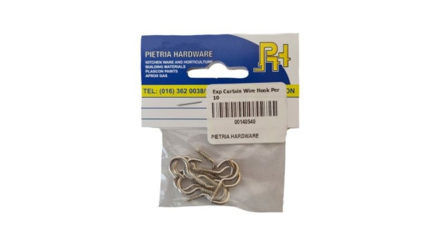 Exp Curtain Wire Hook Per 10