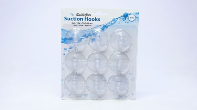 Suction Hooks 9 Pce