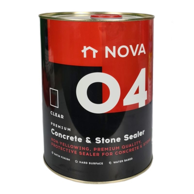 Nova 4 Concrete & Stone Sealer Satin Clear 5l