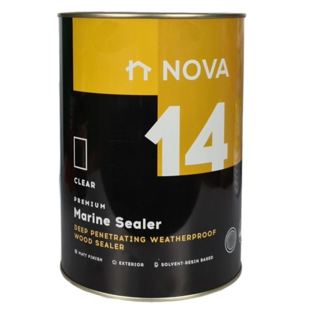 Nova 14 Marine Sealer Matt Clear 5l