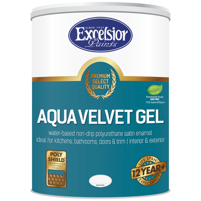 Excelsior Aqua Velvet Gel Clear Tint Base 5l