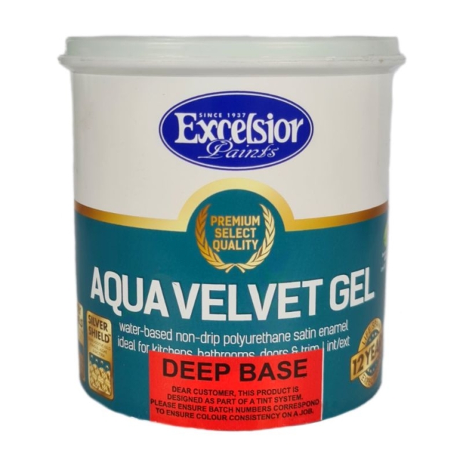 Excelsior Aqua Velvet Gel Deep Tint Base 1l