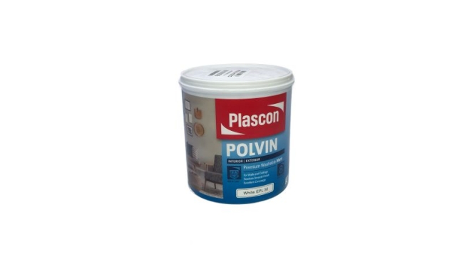 Plascon Polvin Super Acrylic White 1l