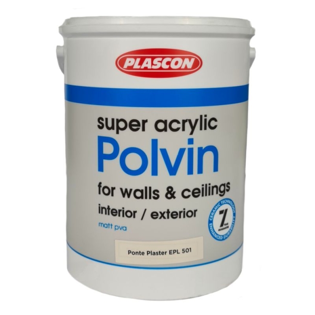 Plascon Polvin Super Acrylic Ponte Plaster 5l