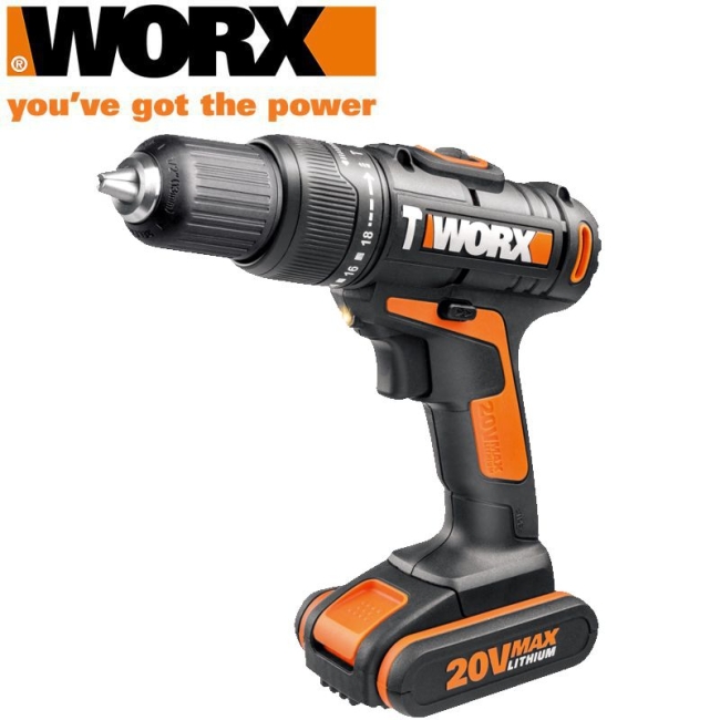 Worx Impact Drill 20v 13mm 1500rpm WRX WX371.10